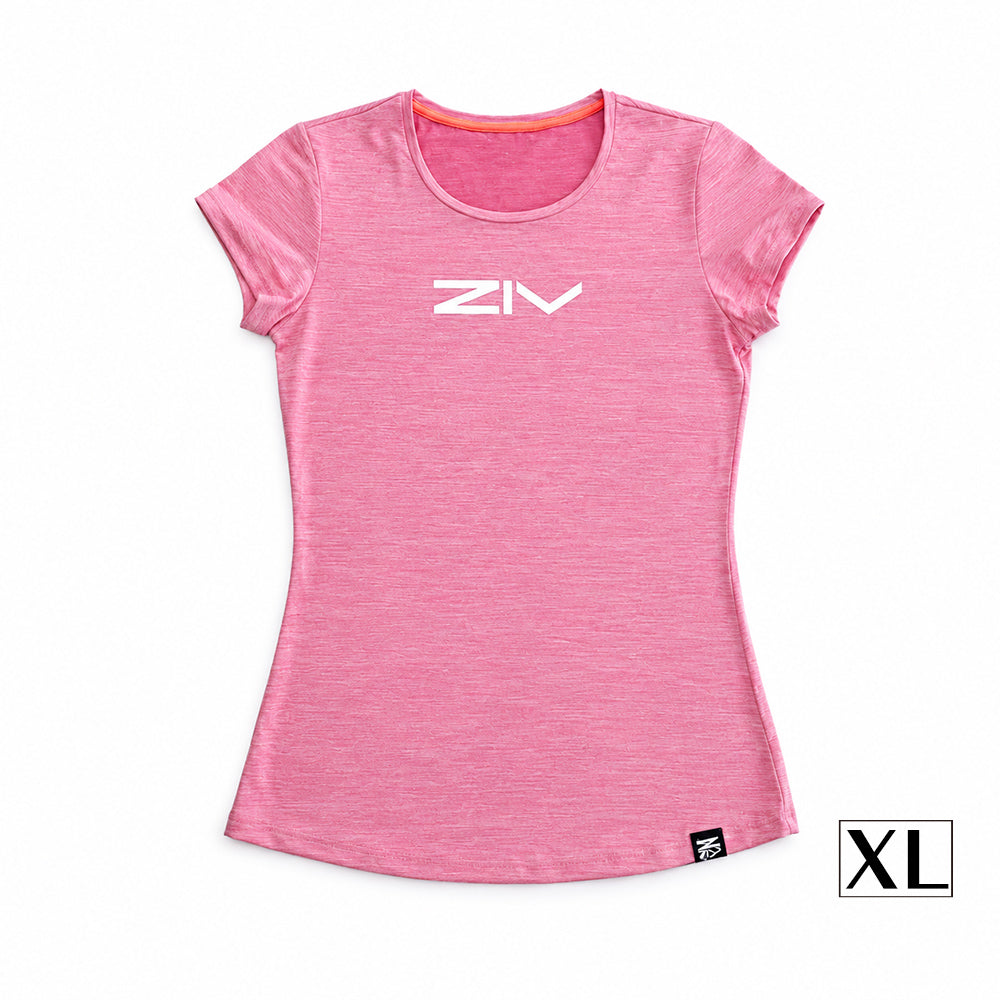 ZIV涼感圓領T-shirt 粉紅 (女款)